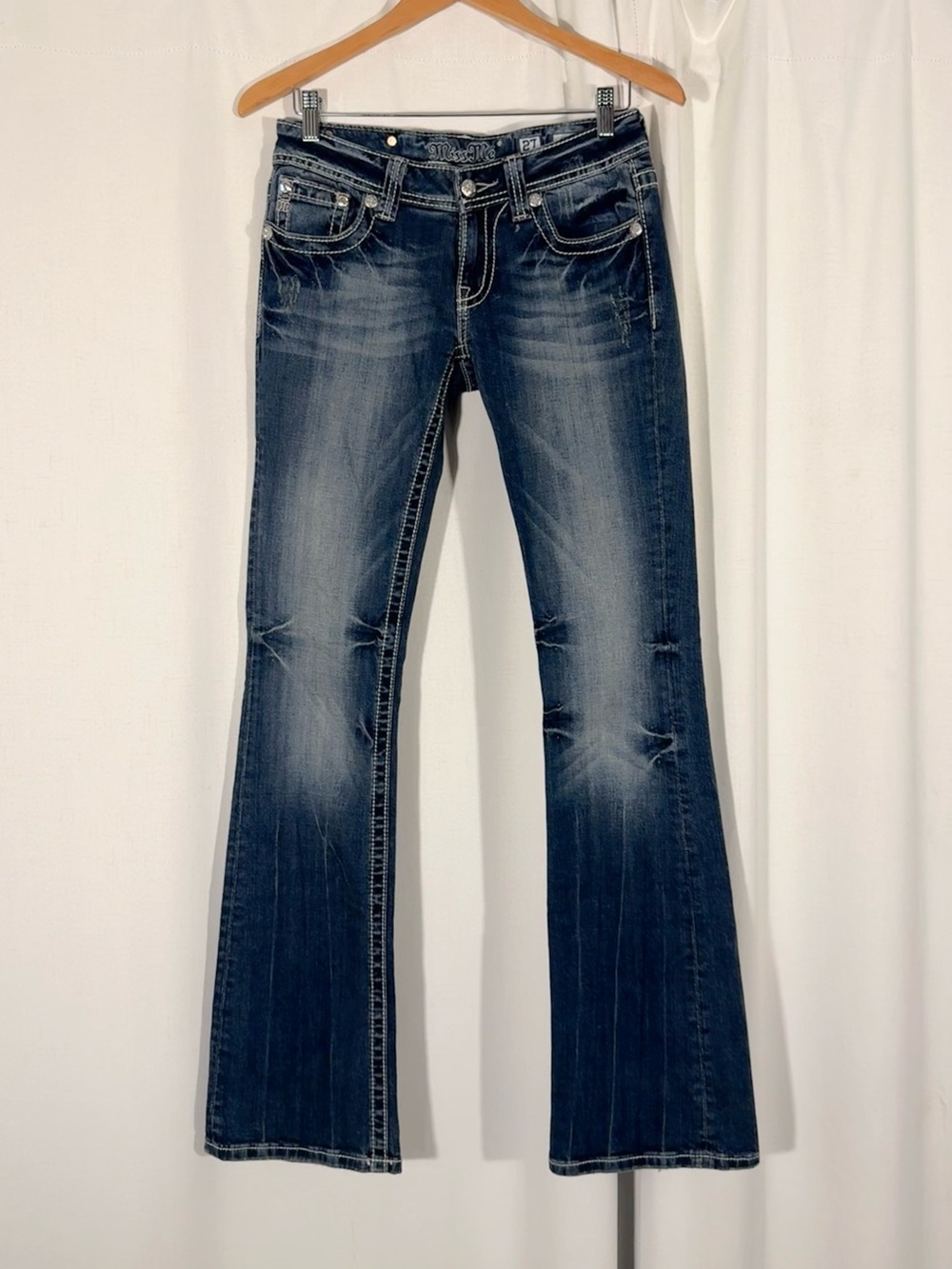 Miss Me Y2K Embellished Bootcut Jeans